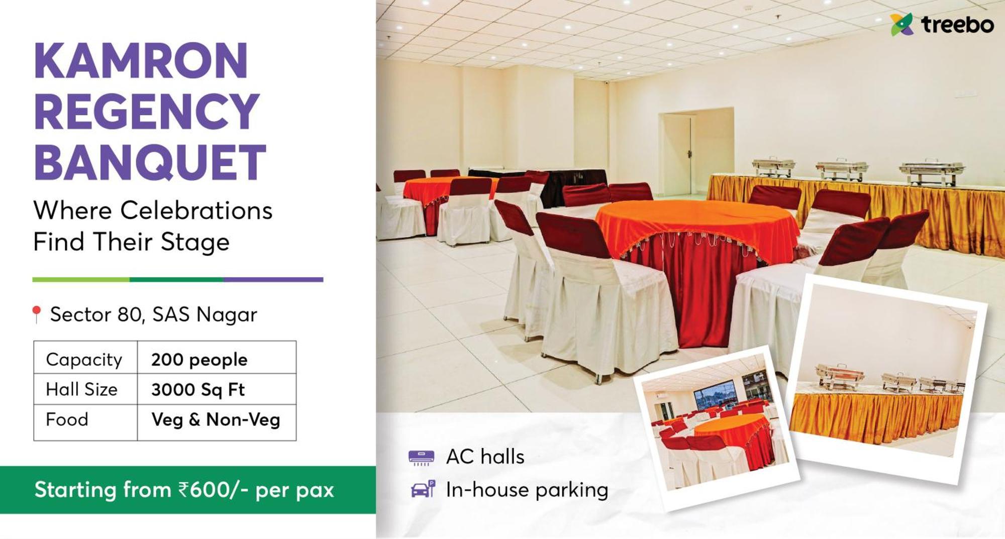 Hotel Treebo Kamron Regency Sector 80 Mohali Exteriér fotografie